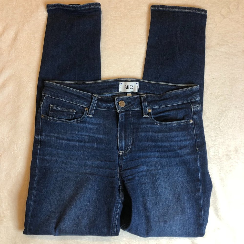 PAIGE Women's Skinny Jeans - Dark Blue